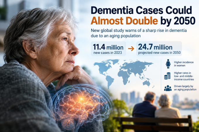 Annual Dementia Cases Projected to Double to Nearly 25 Million by 2050, Landmark Study Warns