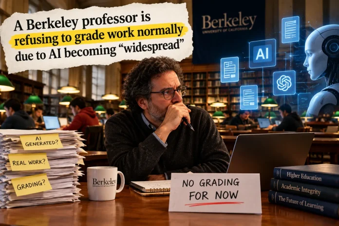 UC Berkeley professor stops grading homework AI