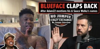 Blueface Claps Back at Adam22 Over Parenting Remarks Mentioning Sauce Walka Blueface Adam22 parenting comments