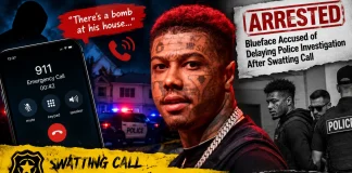 Blueface Arrested for Allegedly Delaying Police Investigation Following Swatting Incident Blueface arrested delaying police investigation swatting