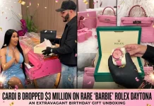 Cardi B Purchases Ultra-Rare $3 Million Rolex Daytona Barbie for Her Birthday Cardi B 3 million Rolex Daytona Barbie birthday purchase