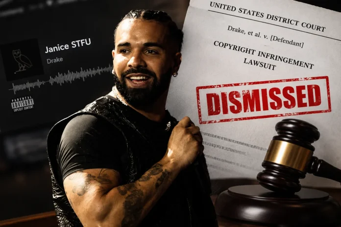 Drake Janice STFU copyright lawsuit dropped