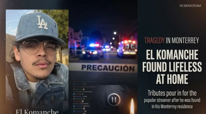 Streamer El Komanche Reportedly Found Dead in Monterrey Residence El Komanche streamer Monterrey death