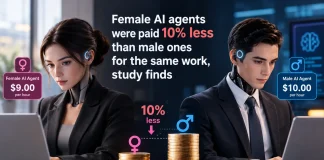 Female AI Agents Paid 10% Less Than Male Ones for Same Work, Study Finds female AI agents pay gap