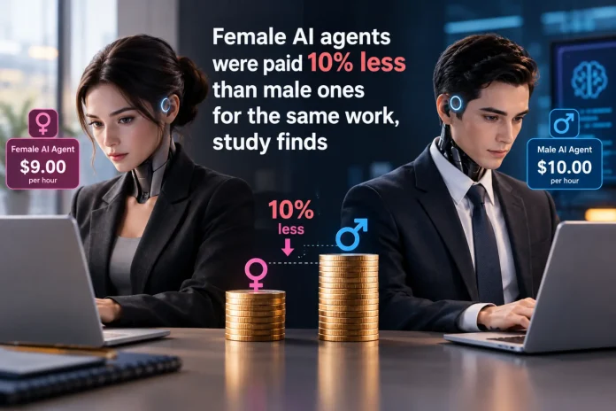 female AI agents pay gap