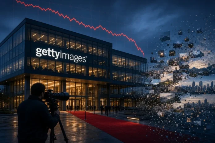 Getty Images Chapter 11 bankruptcy AI competition