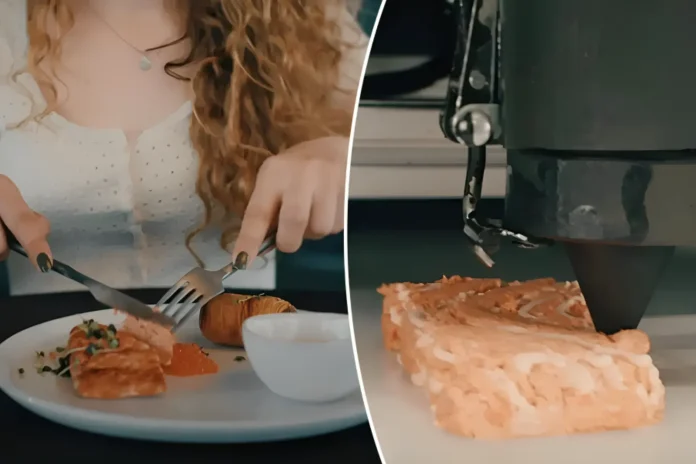 3D printed salmon US supermarkets Israeli food tech launch