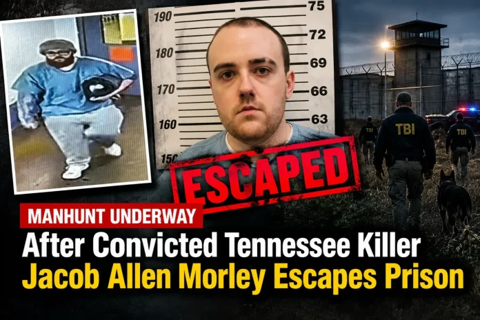 Manhunt Underway After Convicted Tennessee Killer Jacob Allen Morley Escapes Prison