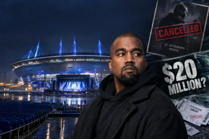 Kanye West canceled Russia concerts $20 million