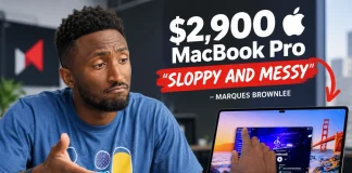 Marques Brownlee Labels Apple’s $2,900 Touchscreen MacBook Pro ‘Sloppy and Messy’ Marques Brownlee Labels Apple’s $2,900 Touchscreen MacBook Pro 'Sloppy and Messy'