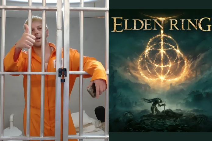 streamer Elden Ring jail cell