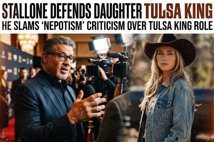Sylvester Stallone nepotism Tulsa King daughter