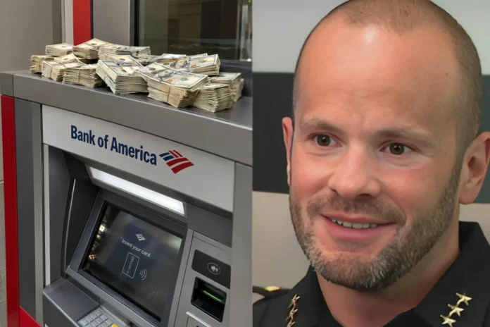 Lewisville Texas ATM cash returned