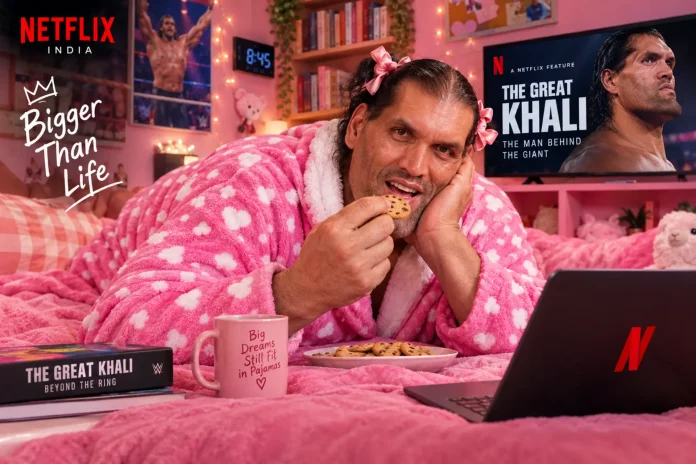 Netflix India The Great Khali photoshoot