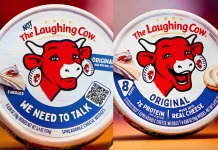 The Laughing Cow Mascot Stops Smiling After 100 Years for New Campaign Laughing Cow mascot stops laughing 100 years campaign