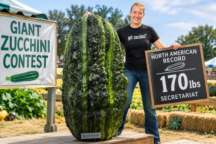 170-pound zucchini record