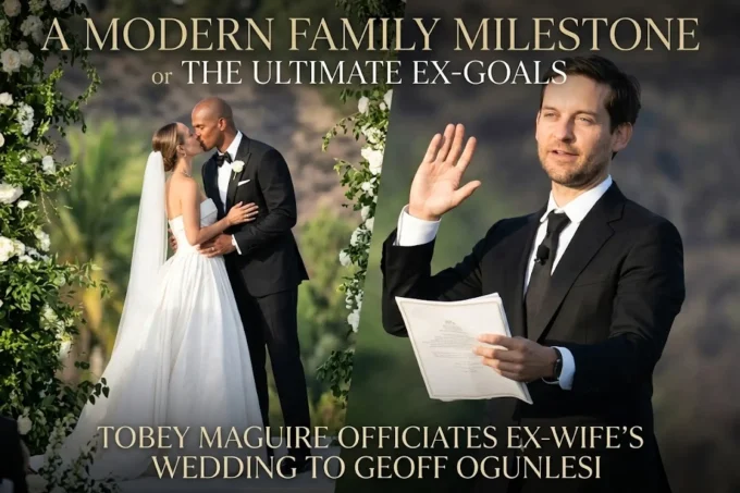 Tobey Maguire Officiates Ex-Wife Jennifer Meyer’s Hawaii Wedding to Geoff Ogunlesi