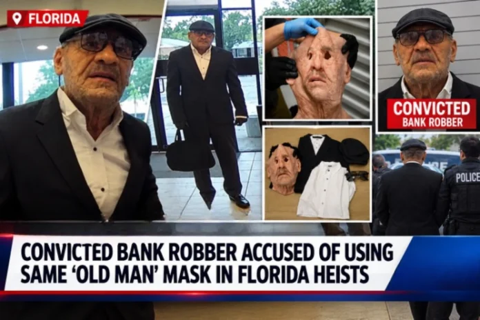Convicted Bank Robber Accused of Using Same 'Old Man' Mask in Florida Heists