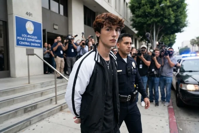 TikTok Star Bryce Hall Arrested and Charged With Felony Domestic Violence in Las Vegas