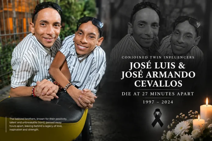Conjoined Twin Influencers José Luis and José Armando Cevallos Die at 27 Minutes Apart