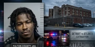 Rapper Nino Paid Extradited to Atlanta on Murder and Armed Robbery Charges; Mugshot Released Nino Paid Fulton County Jail mugshot after extradition from Detroit to Atlanta