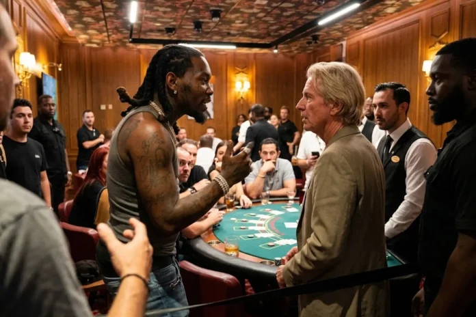 Offset Paris casino blackjack table altercation
