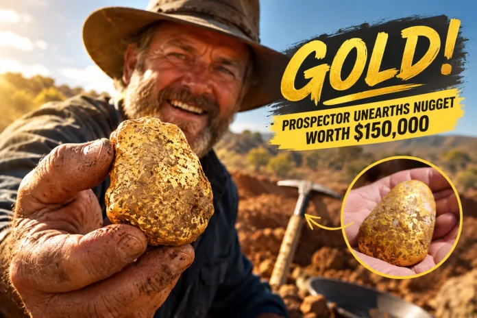 Tibooburra Spud gold nugget Broken Hill outback NSW