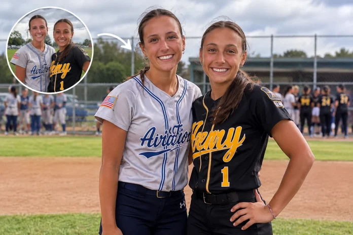 Real Life Parent Trap Happens on Softball Field With Lookalike Teammates