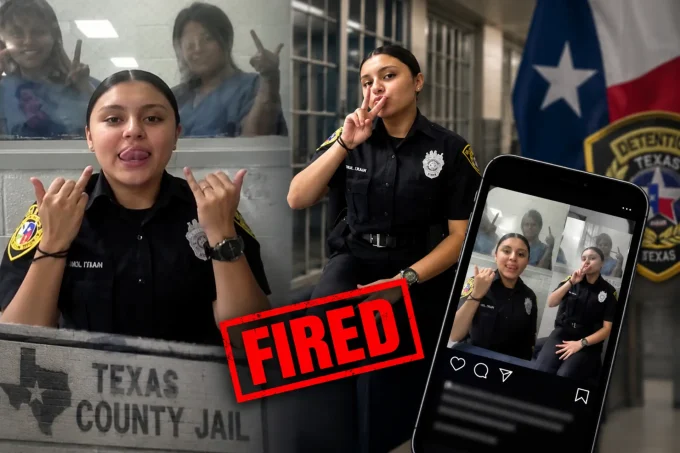 Texas Detention Deputy Fired After Viral Photos With Inmates Surface Online