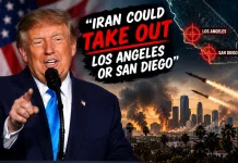Trump Says Let Iran ‘Take Out’ Los Angeles and San Diego as ‘Small Price to Pay’ for War Costs President Donald Trump speaking at a campaign rally at the Pinnacle Bank Expo Center in Grand Island, Nebraska.