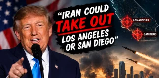 Trump Says Let Iran ‘Take Out’ Los Angeles and San Diego as ‘Small Price to Pay’ for War Costs President Donald Trump speaking at a campaign rally at the Pinnacle Bank Expo Center in Grand Island, Nebraska.
