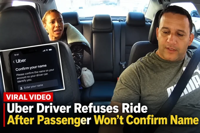 Viral Video Shows Uber Driver Refusing Ride After Passenger Won’t Confirm Name